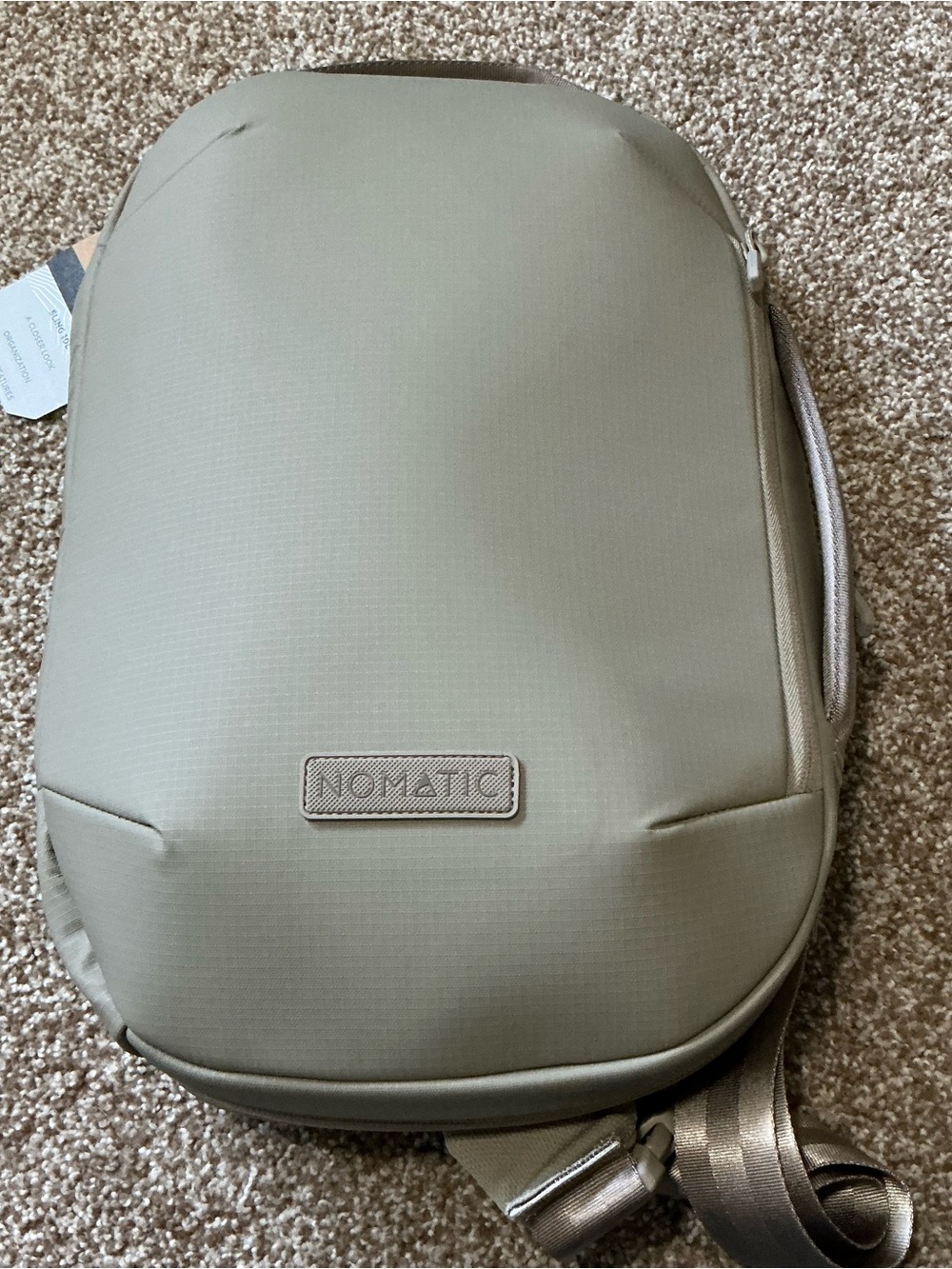 New Men's Sling Bag in Light Olive